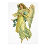 Victorian Christmas Angel; Gloria in Excelsis Deo Personalized Announcements