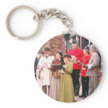 VICTORIAN CHRISTMAS CAROL SINGERS keychains