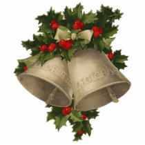 Victorian Christmas Ornament Photo Cut Outs