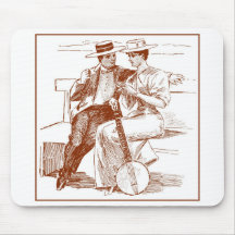 Victorian Couple Mousepad
