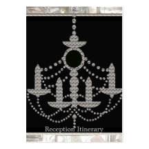 Victorian Crystal Chandelier Wedding Monogram Business Card Templates