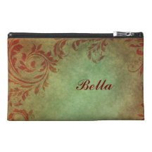 Victorian Damask Custom Travel Accessories Bags