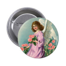 Victorian Easter Angel Button