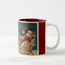 Victorian Father Christmas Coffee Mug