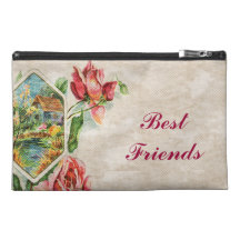 Victorian Floral Best Friends Travel Accessory Bag