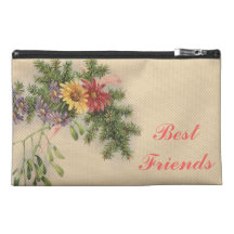 Victorian Floral Best Friends Travel Accessory Bag