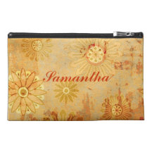 Victorian Floral Custom Travel Accessory Bags