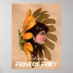 Victorian Flower Fairy Poster posters
