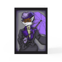 Victorian Fox Greeting Card