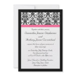 Victorian Fuchsia Wedding Invitations