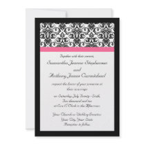 Victorian Fuchsia Wedding Invitations