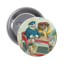 Victorian Funny Bears Button