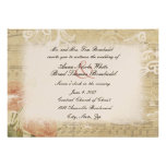Victorian Ghost Music Vintage Wedding Invitation