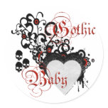 Victorian gothic baby stickers