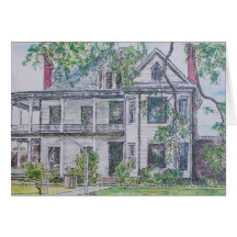 victorian house greeting cards