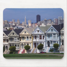 Victorian Houses Mouse Mats