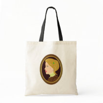 Victorian Lady Portrait Bags