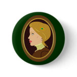 Victorian Lady Portrait buttons
