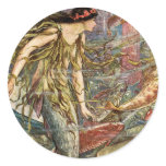 Victorian Mermaid Art by H J Ford stickers