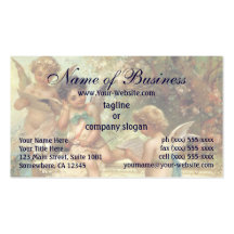 Victorian Music Angels by Hans Zatzka Business Card