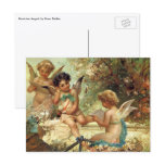 Victorian Music Angels by Hans Zatzka postcards