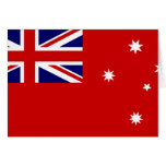 Victorian Red Ensign, Australia flag Cards
