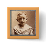 Victorian Roman Border Photo Frame Pinback Buttons