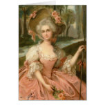 Victorian Rose Lady Card