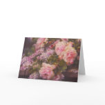 Victorian Roses and Lilacs by de Longpre Card