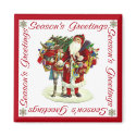 Victorian Santa and Donkey magnets