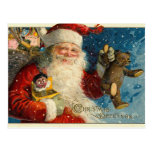 Victorian Santa Christmas Postcards