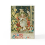 Victorian Santa Claus Christmas Card