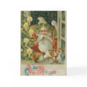 Victorian Santa Claus Christmas Card
