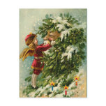 Victorian Santa Post Card postcards