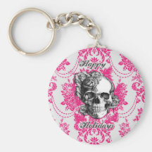 Victorian Skull Products. Classic PJ. Keychain