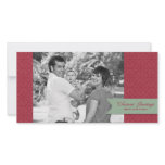 Victorian Snowflake Christmas Photo Greeting Photo Greeting Card