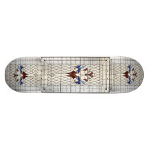Victorian Stained Glass Skateboard