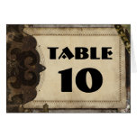 Victorian Steampunk Embellished Table Cards