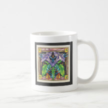 Victorian Twin Flowers Coffee Mugs