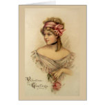 Victorian Valentine Greetings Card