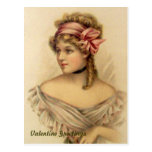 Victorian Valentine Greetings Vintage Postcard