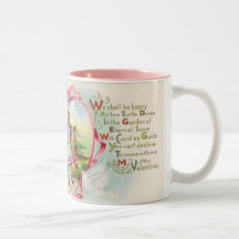 Victorian Valentine Poem Coffee Mug