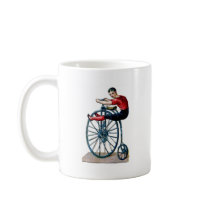 Victorian Velocipede Vintage bicycle Acrobat Coffee Mug