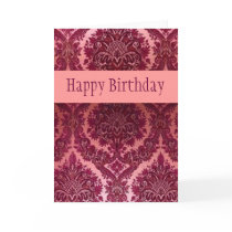 Victorian Vintage Birthday Card