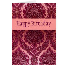 Victorian Vintage Birthday Card