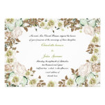victorian vintage roses wedding  Invitations