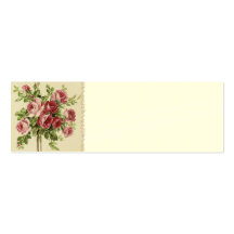 Victorian Wedding Place Setting Cards Business Card Template