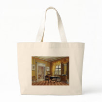 Victorian Yellow room with window Tote Bags
