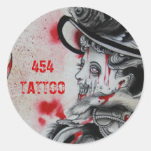 "Victorian Zombie 2" Sticker
