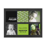 Victorious [lime] Graduation Invitation postcards